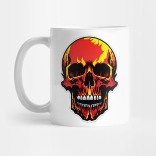 Fire Skull Mug